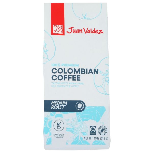 JUAN VALDEZ COFFEE: Medium Roast Whole Bean Coffee, 11 oz