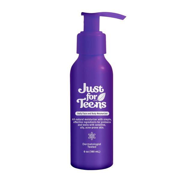 JUST FOR TEENS: Daily Face and Body Moisturizer, 6 oz
