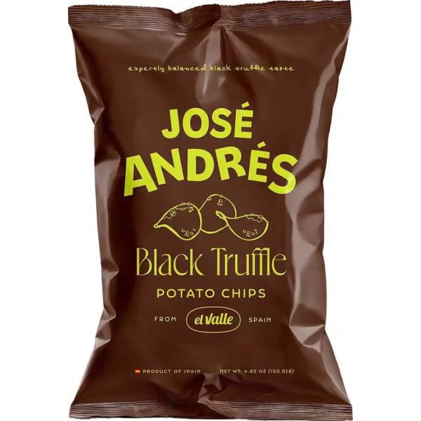 JOSE ANDRES: Black Truffle Potato Chips, 5.29 oz