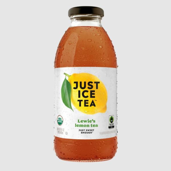 JUST ICE TEA: Lewies Lemon Tea, 16 fo