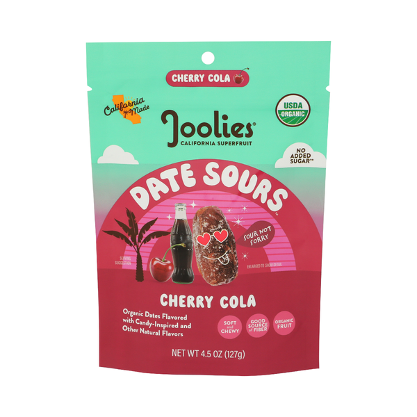 JOOLIES: Cherry Cola Date Sours, 4.5 oz