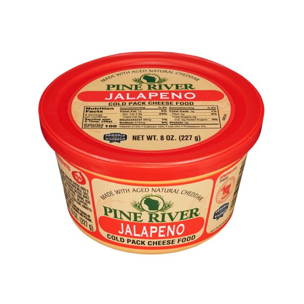PINE RIVER: Jalapeno Cheese Spread, 8 OZ