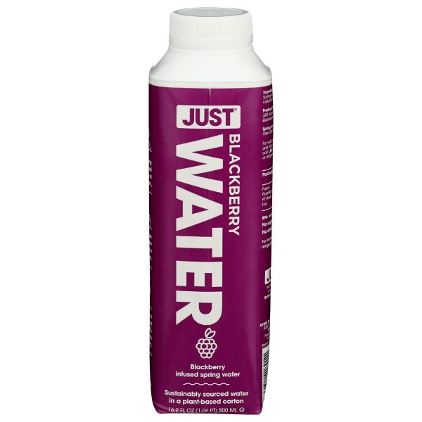 JUST WATER: Blackberry Water, 16.9 fo