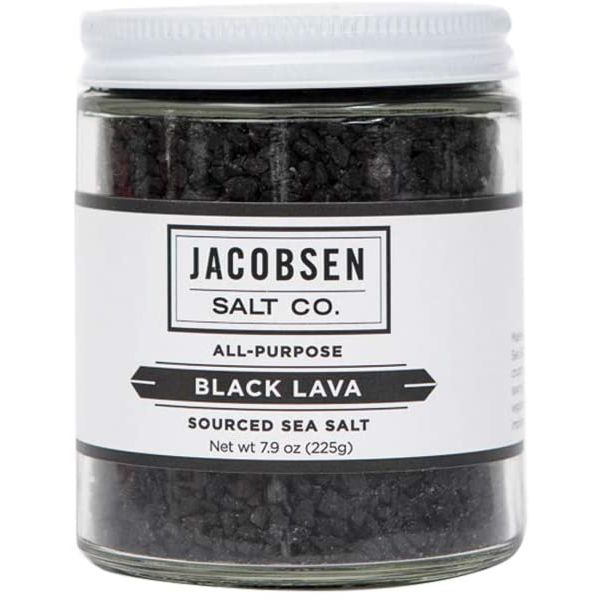 JACOBSEN SALT CO: Black Lava Sea Salt, 7.9 oz