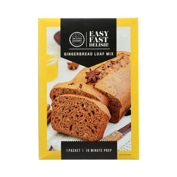 JUST IN TIME GOURMET: Gingerbread Loaf Mix, 15.05 oz
