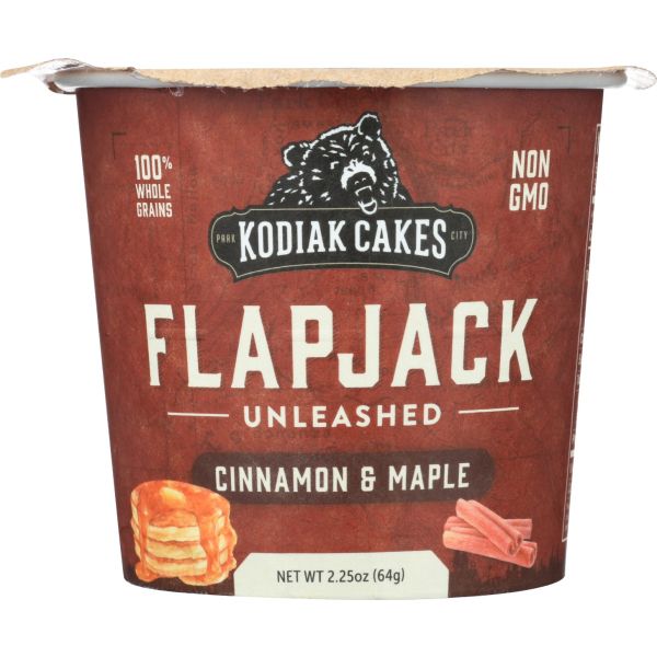 KODIAK: Flapjack Cup Cinnamon and Maple, 2.25 oz
