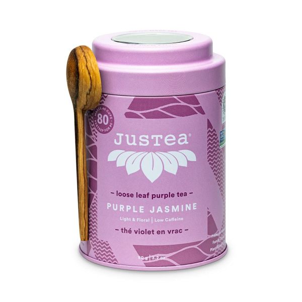 JUSTEA: Purple Jasmine Loose Tea, 3.2 oz