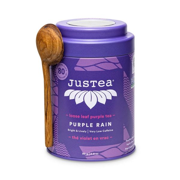 JUSTEA: Purple Rain Loose Tea, 2.8 oz