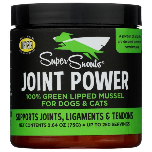 SUPER SNOUTS: Joint Power Pet Supplement, 2.64 oz