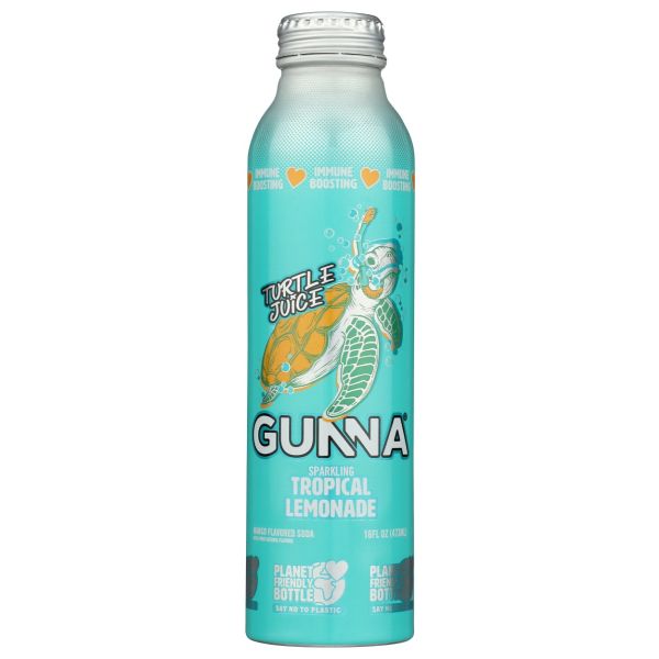 GUNNA: Turtle Juice Immune Boosting Tropical Lemonade, 16 fo