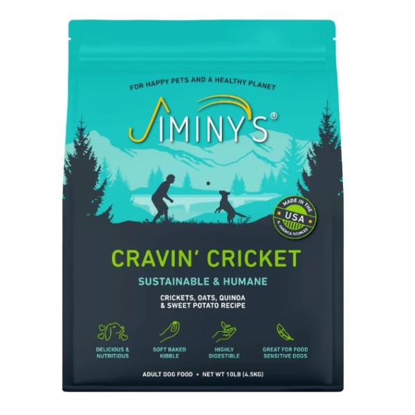 JIMINYS: Cravin Cricket Dog Food, 10 lb