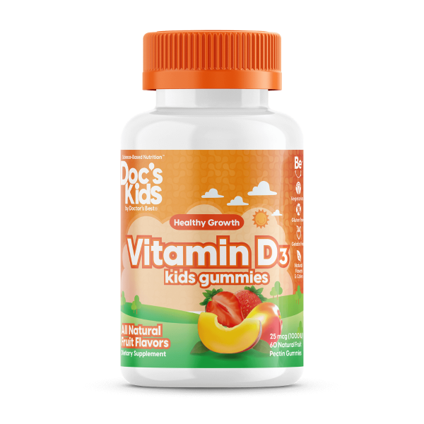 DOCTORS BEST: Vitamin D3 Kids Gummies, 60 ea