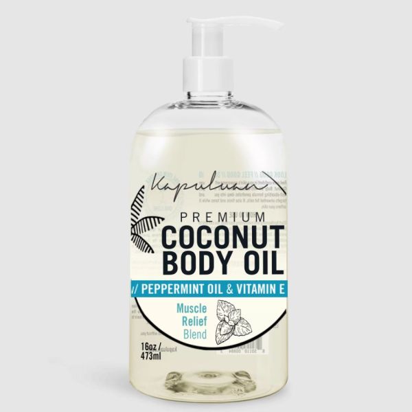 KAPULUAN: Muscle Relief Coconut Body Oil, 8 oz