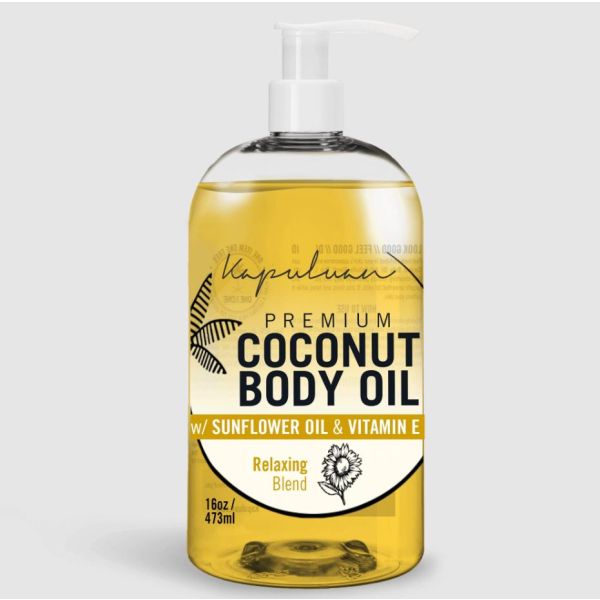 KAPULUAN: Relaxing Coconut Body Oil, 8 oz