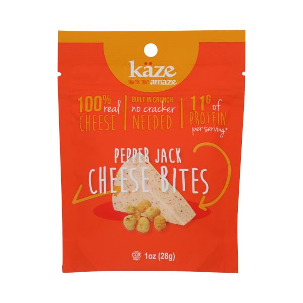 KAZE: Pepper Jack Cheese Bites, 1 oz