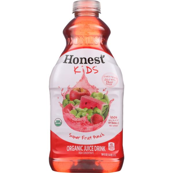 HONEST KIDS: Super Fruit Punch Juice, 59 oz
