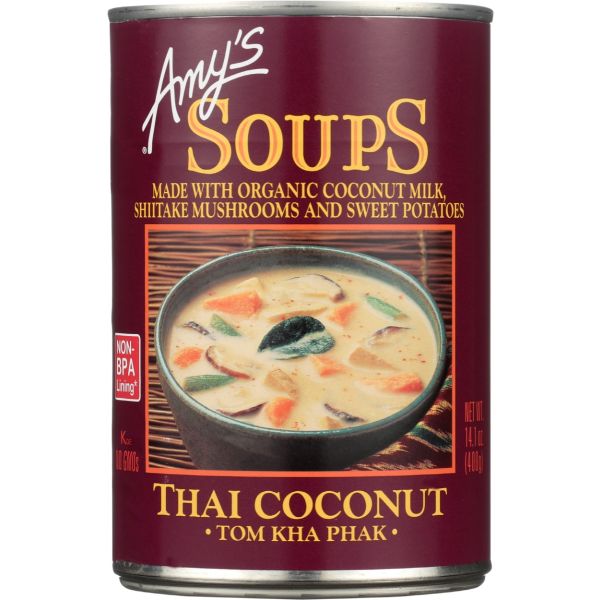 AMYS: Thai Coconut Soup Tom Kha Phak, 14.1 oz