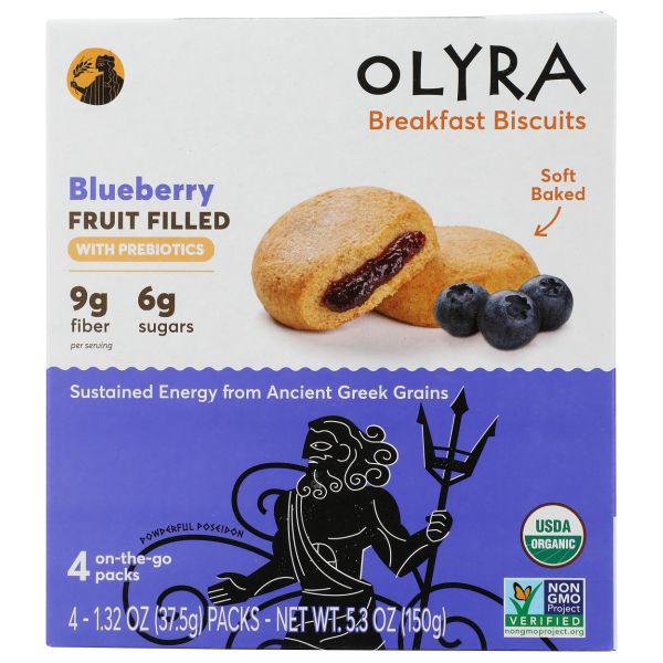 OLYRA: Blueberry Fruit and Grain Bites, 5.28 oz