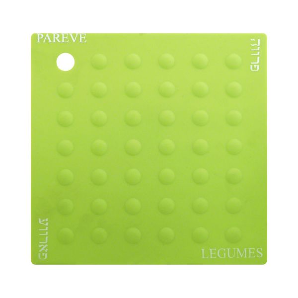 KOSHER CONFUSION ENDERS: Trivet Silicone Green Pareve, 1 ea