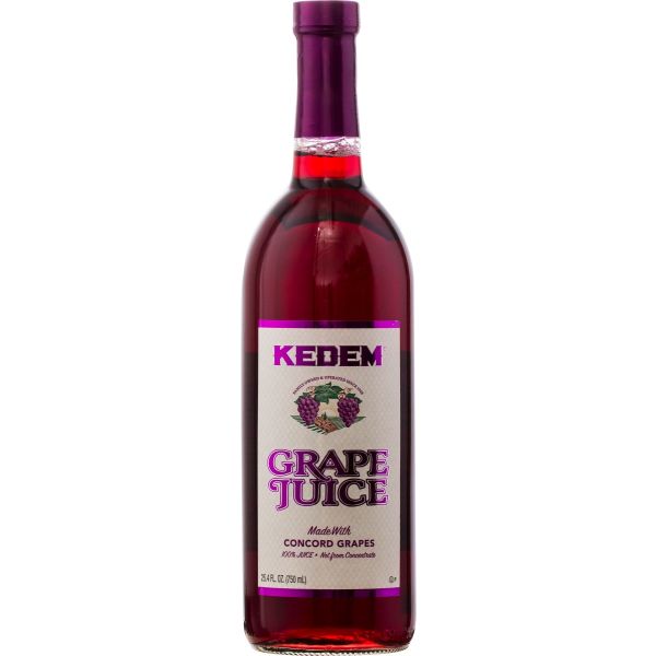 KEDEM: Concord Grape Juice, 25.4 fo