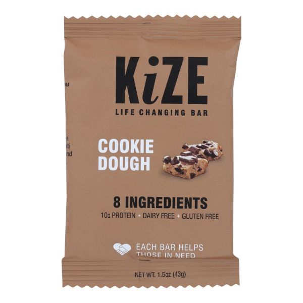 KIZE: Cookie Dough Bar, 1.5 oz