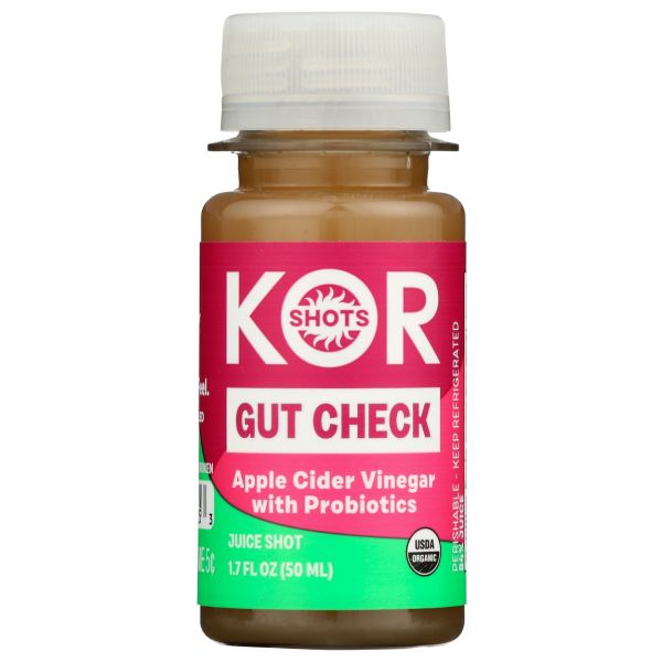 KOR SHOTS: Gut Check Apple Cider Vinegar Probiotic, 1.70 oz