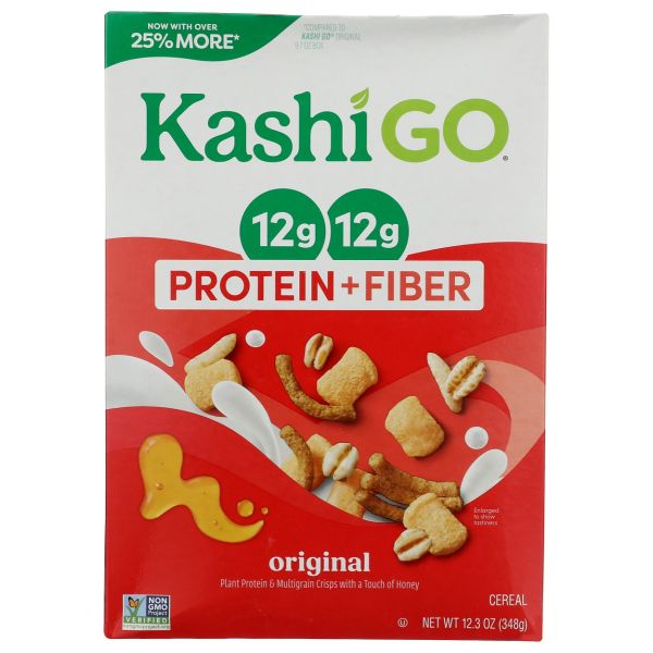 KASHI GO: Original Crunchy Cereal, 12.3 oz