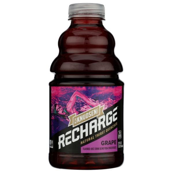 KNUDSEN: Recharge Grape Juice, 32 fo