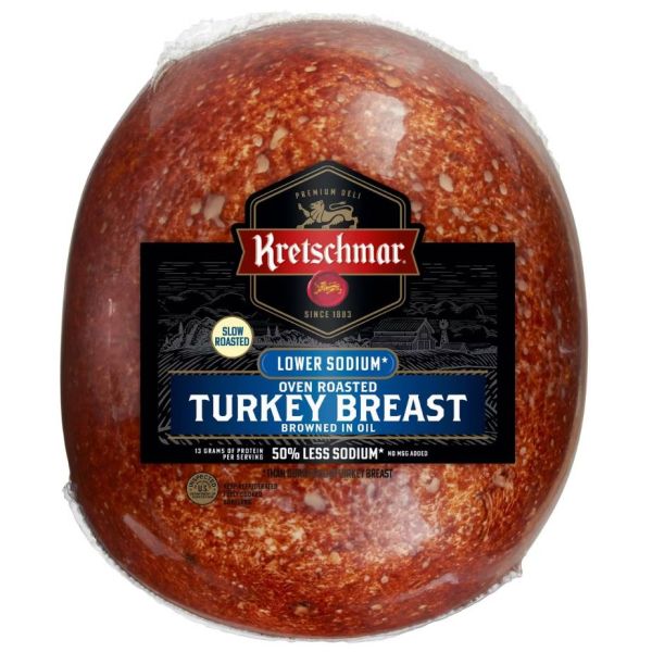 KRETSCHMAR: Oven Roasted Turkey Breast Lower Sodium, 15.5 lb