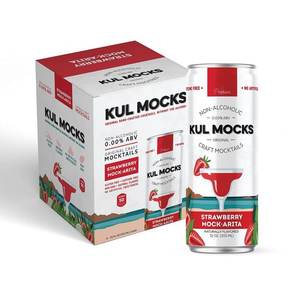 KUL MOCKS: Strawberry Mockarita Mocktails, 48 fo