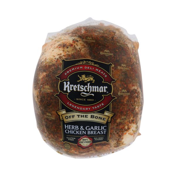 KRETSCHMAR: Chicken Breast Herb and Garlic, 14.7 lb