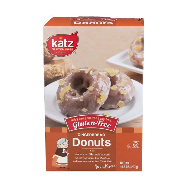 KATZ: Gluten Free Gingerbread Donuts, 10.5 oz