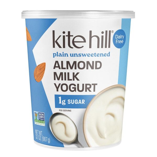 KITE HILL: Plain Unsweetened Almond Milk Yogurt, 32 oz