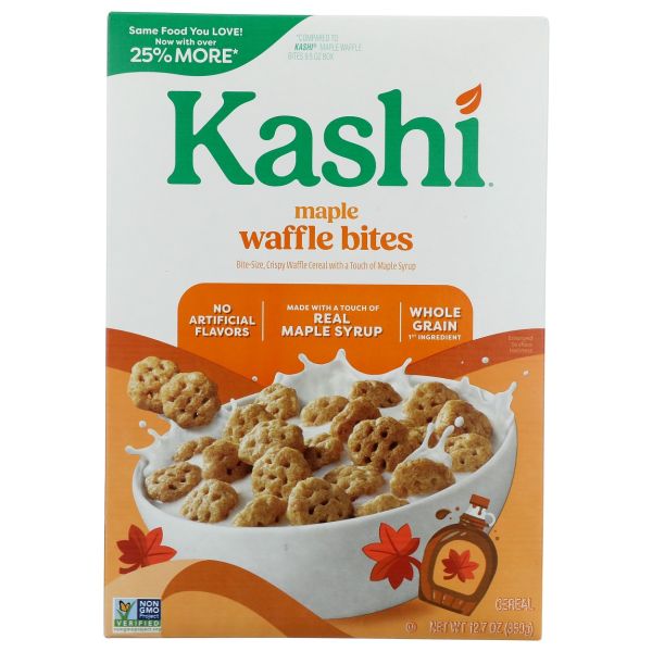KASHI: Maple Waffle Bites Cereal, 12.7 oz
