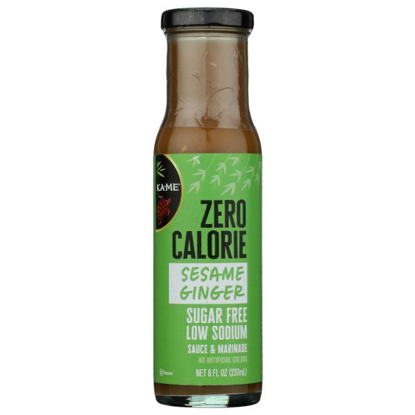 KA ME: Zero Calorie Sesame Ginger Sauce, 8 oz