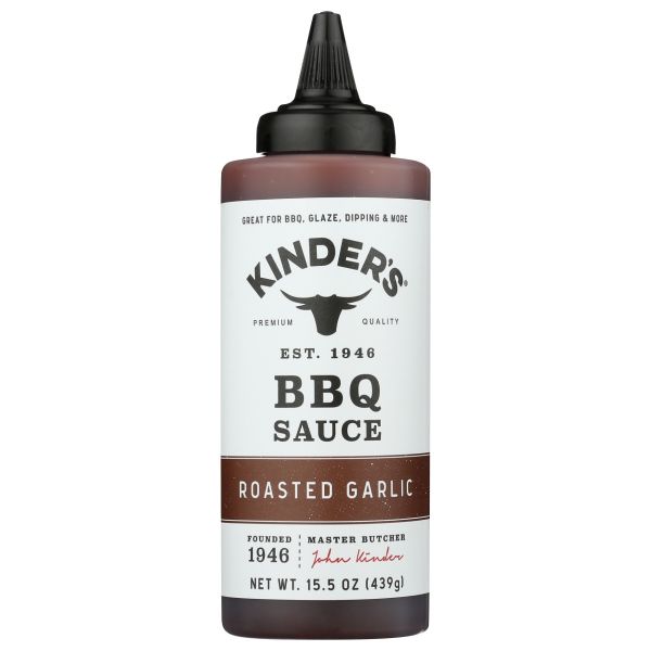 KINDERS: Roasted Garlic Bbq Sauce, 15.5 fo