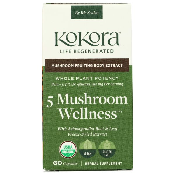 KOKORA: 5 Mushroom Wellness, 60 cp