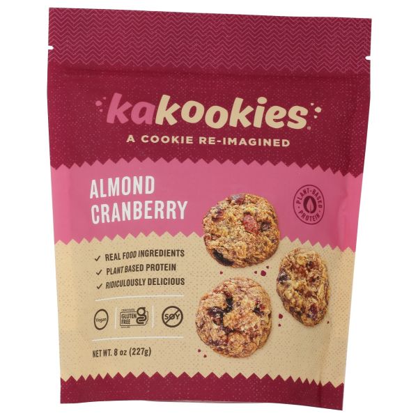 KAKOOKIES: Almond Cranberry Cookie Bites, 8.7 oz