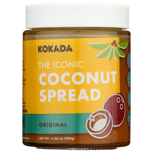 KOKADA: Organic Original Coconut Spread, 11.05 oz