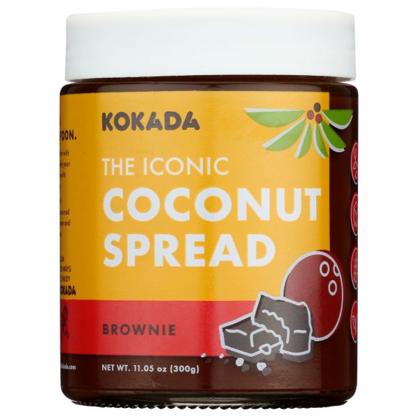 KOKADA: Organic Brownie Coconut Spread, 11.05 oz