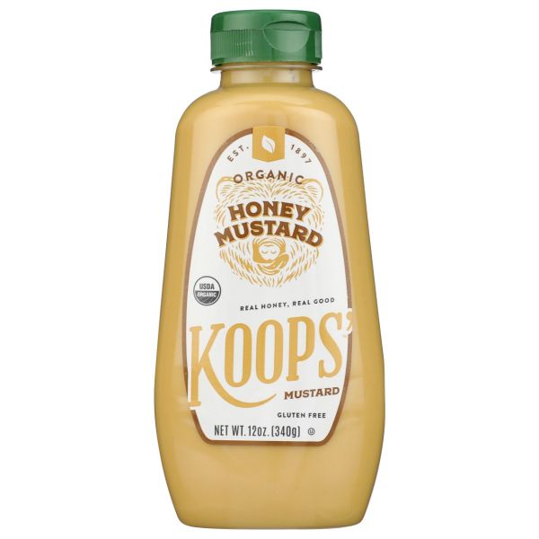 KOOPS: Organic Honey Mustard, 12 oz