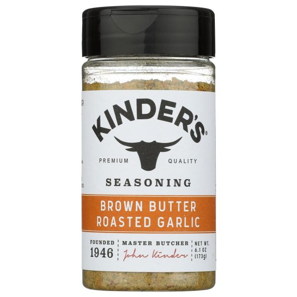 KINDERS: Brown Butter Roasted Garlic Seasoning, 6.1 oz