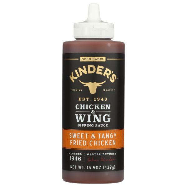 KINDERS: Sweet and Tangy Fried Chicken and Wing Dipping Sauce, 15.5 oz