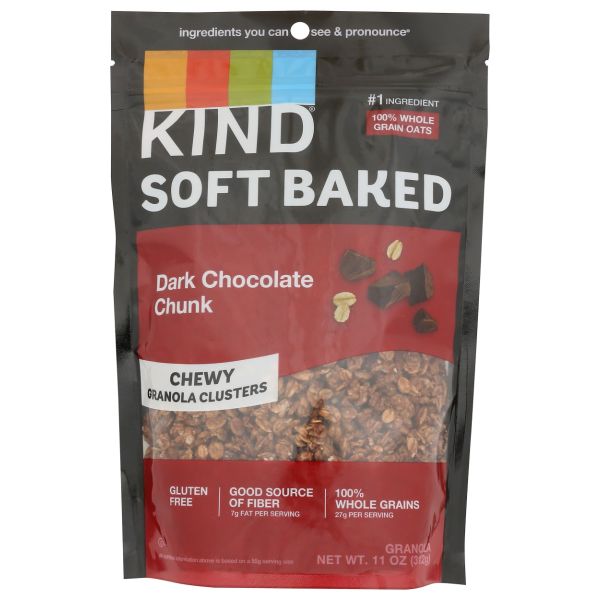 KIND: Dark Chocolate Chunk Chewy Granola Clusters, 11 oz