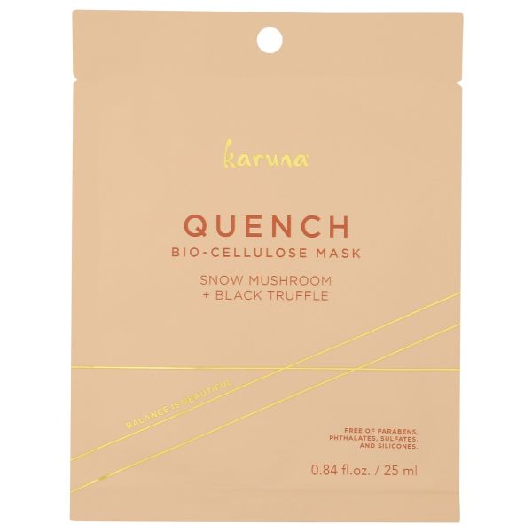 KARUNA SKIN: Quench Bio Cellulose Facial Mask, 0.84 fo