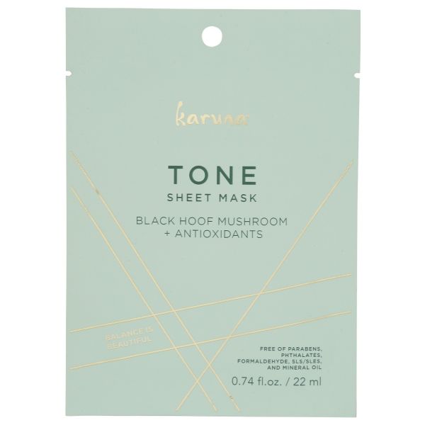 KARUNA SKIN: Tone Sheet Mask, 0.74 fo