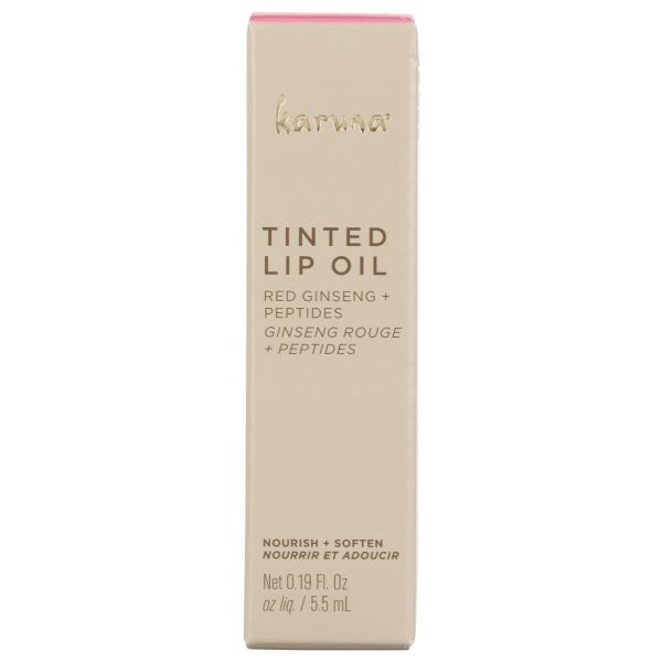 KARUNA SKIN: Tinted Pink Float Lip Oil, 0.16 fo