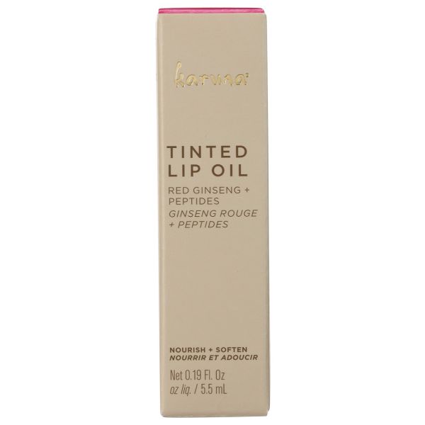 KARUNA SKIN: Tinted Berry Lip Oil, 0.16 fo