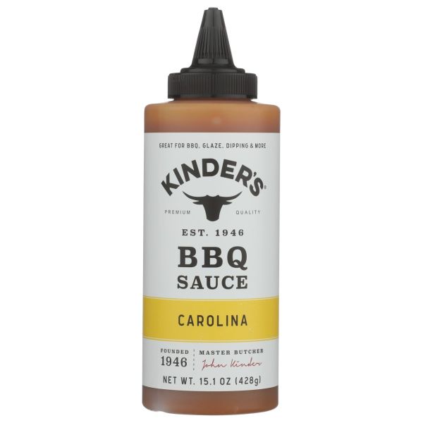 KINDERS: Carolina Bbq Sauce, 15.1 oz