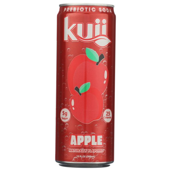 KUII: Apple Prebiotic Soda, 12 fo